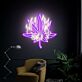 Brennendes Cannabisblatt LED-Neonschild für Bar Club