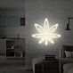 Cannabisblatt mit Gesicht LED-Neonschild Bar Club