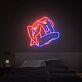 Umarmendes Paar LED-Neonschild für Schlafzimmer oder Bar