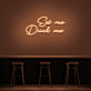 Eat me Drink me LED-Neonschild für Bar und Restaurant