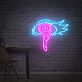 Brighten Your Space: Eye Neon Sign Good Luck Sign Neon Decorations - Perfect for Home, Office, Bars, and Special Celebrations