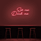 Eat me Drink me LED-Neonschild für Bar und Restaurant