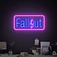 Fallout LED-Neonschild für Gamingzimmer und Wohnzimmer