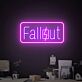 Fallout LED-Neonschild für Gamingzimmer und Wohnzimmer