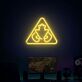Brighten Your Game Room or Store with Fnaf Monty Security Breach Warning Sign Neon – Perfect for Themed Events and Decor.