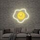 Spiegelei mit Smiley LED-Neonschild für Wohnzimmer Café