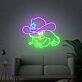 Frosch mit Cowboyhut LED-Neonschild für Wohnzimmer oder Bar