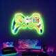 Spielcontroller LED-Neonschild mit UV-Druck für Gaming Zimmer