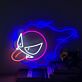 Nebulak (Gastly) LED-Neonschild