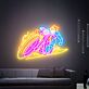 Ghost Rider auf Motorrad LED-Neonschild