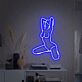 Neon Umriss einer knienden Frau LED-Neonschild Wohnzimmer Studio