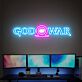 GOD OF WAR LED-Neonschild Gaming Zimmer