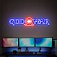 GOD OF WAR LED-Neonschild Gaming Zimmer