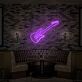 E-Gitarre LED-Neonschild für Bar und Musikstudio