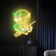 kleiner Teufel mit Dreizack LED-Neonschild für Bar und Wohnzimmer