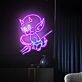 kleiner Teufel mit Dreizack LED-Neonschild für Bar und Wohnzimmer