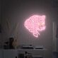 Jaguar mit Herzflecken LED-Neonschild