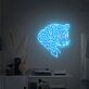 Jaguar mit Herzflecken LED-Neonschild