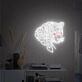 Jaguar mit Herzflecken LED-Neonschild