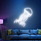 Qualle LED-Neonschild für Wohnzimmer und Bar