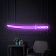 Katana Schwert LED-Neonschild für Wohnzimmer Gamingzimmer