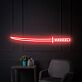 Katana Schwert LED-Neonschild für Wohnzimmer Gamingzimmer