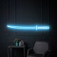 Katana Schwert LED-Neonschild für Wohnzimmer Gamingzimmer
