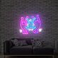 Tanzende Figuren im Keith-Haring-Stil LED-Neonschild