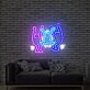Tanzende Figuren im Keith-Haring-Stil LED-Neonschild
