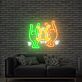 Tanzende Figuren im Keith-Haring-Stil LED-Neonschild