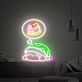 schlafende Figur mit Kuchen-Traum LED-Neonschild Wohnzimmer Schlafzimmer
