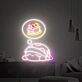 schlafende Figur mit Kuchen-Traum LED-Neonschild Wohnzimmer Schlafzimmer