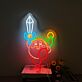 Kirby mit Schwert LED-Neonschild