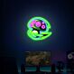 Brighten Your Gaming Room or Bar: League Of Legends Captain Teemo Poisonous Mushroom UV Neon Sign Adds Vibrant Flair to Any Space.