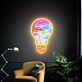 Glühbirne mit Pilzen LED-Neonschild Wohnzimmer Studio