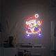 tanzender Weihnachtsmann LED-Neonschild Wohnzimmer Weihnachtsdekoration