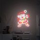 tanzender Weihnachtsmann LED-Neonschild Wohnzimmer Weihnachtsdekoration