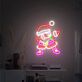 tanzender Weihnachtsmann LED-Neonschild Wohnzimmer Weihnachtsdekoration