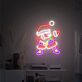 tanzender Weihnachtsmann LED-Neonschild Wohnzimmer Weihnachtsdekoration
