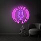 LIVE ON AIR LED-Neonschild für Studio und Podcast