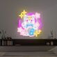 Brighten Up Your Space: Lucky Kitty Cat Neon Sign Maneki Neko LED Sign, Perfect for Bar, Cafe, Home Decor, and Celebratory Events