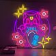 Brighten Up Your Space: Lucky Kitty Cat Neon Sign Maneki Neko LED Sign, Perfect for Bar, Cafe, Home Decor, and Celebratory Events