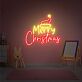 Brighten Your Festive Celebrations: Merry Christmas Neon Sign Led Sign for Enchanting Home, Office, and Store Display this Christmas Eve.