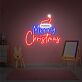 Merry Christmas LED-Neonschild Wohnzimmer Weihnachtsdeko