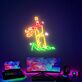 Schwert im Felsen LED-Neonschild für Gaming Zimmer und Wohnzimmer