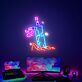 Schwert im Felsen LED-Neonschild für Gaming Zimmer und Wohnzimmer