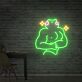 Muskel-Frosch LED-Neonschild Wohnzimmer Gamingzimmer