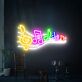 Musiknoten mit Notenschlüssel LED-Neonschild Musikstudio Wohnzimmer