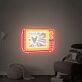 Fernseher mit Herzsymbol LED-Neonschild für Wohnzimmer Schlafzimmer