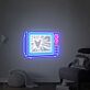 Fernseher mit Herzsymbol LED-Neonschild für Wohnzimmer Schlafzimmer